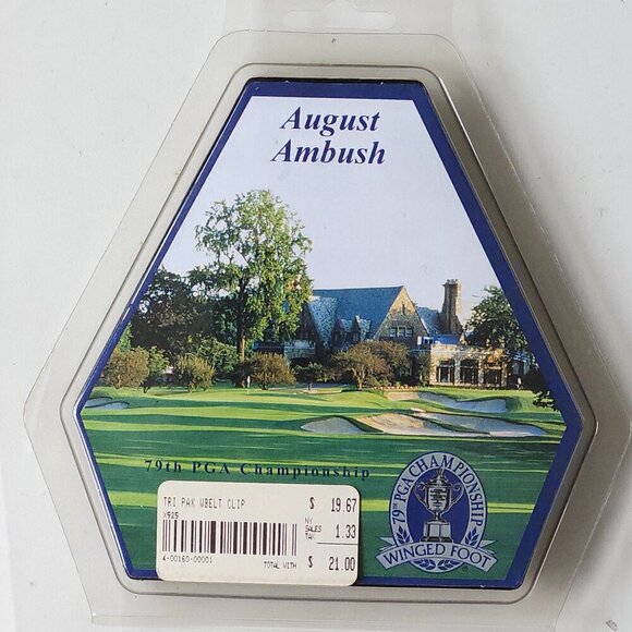 AUGUST AMBUSH 79th PGA Championship Winged Foot AUGUST AMBUSH Golf Divot Tool - Picture 2 of 5